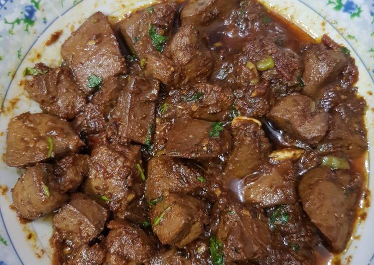 Easiest Way to Prepare Favorite Mutton kaleji masala