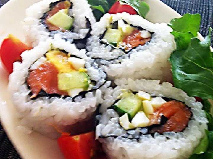 Easy Ways Prepare|Recipe} Basil-Flavored California Roll, Perfect