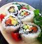 Easy Ways Prepare|Recipe} Basil-Flavored California Roll, Perfect
