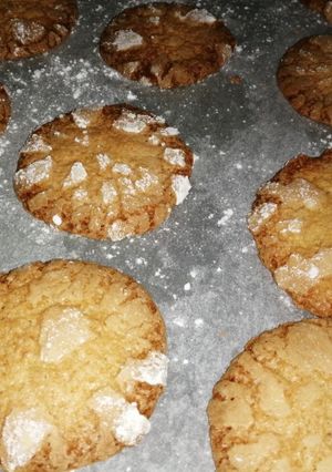 Φωτογραφία της συνταγής Ραγισμένα cookies λεμονιού