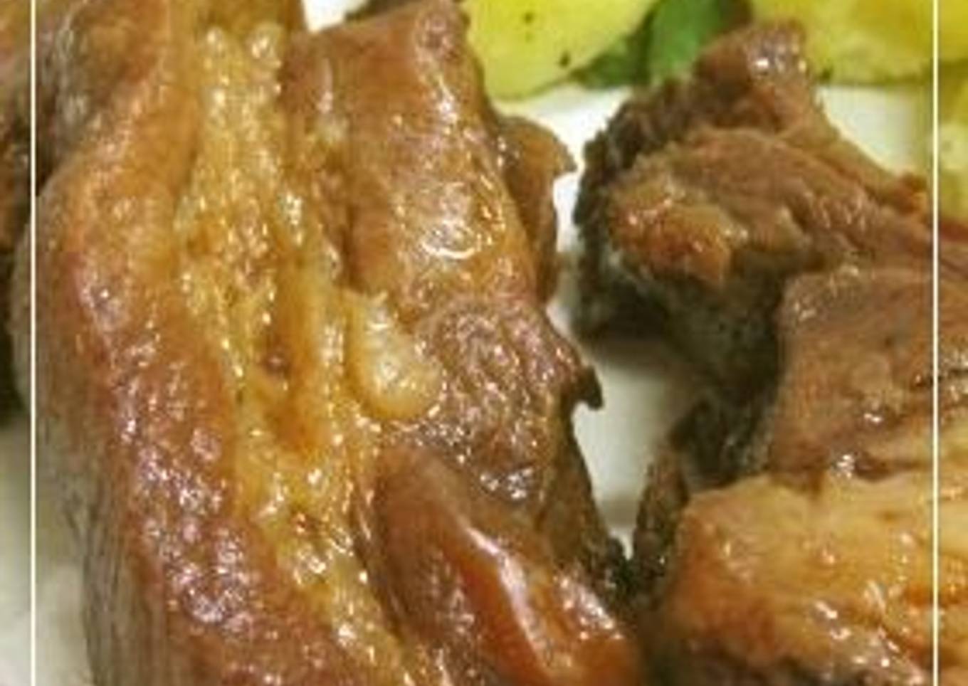 Tender Pressure Cooker Spareribs