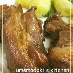 A picture of Tender Pressure Cooker Spareribs.