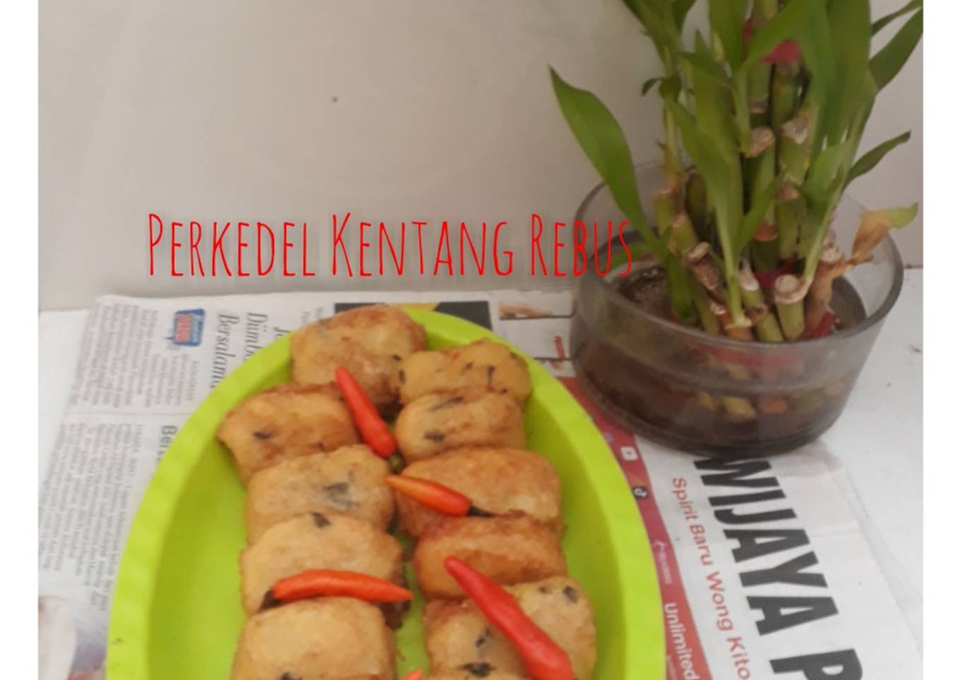 Perkedel Kentang Rebus