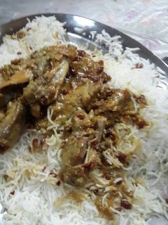 صورة لوصفة دجاج ع الطريقه الايرانيه