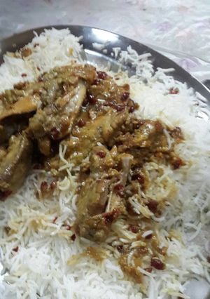 صورة لوصفة دجاج ع الطريقه الايرانيه