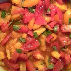 A picture of Tomato Salad.