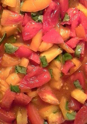 A picture of Tomato Salad.