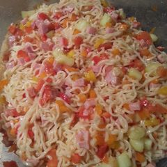 A picture of Ramen noodle salad (cold).