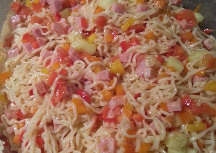 Recipe of Super Quick Homemade Ramen noodle salad (cold)