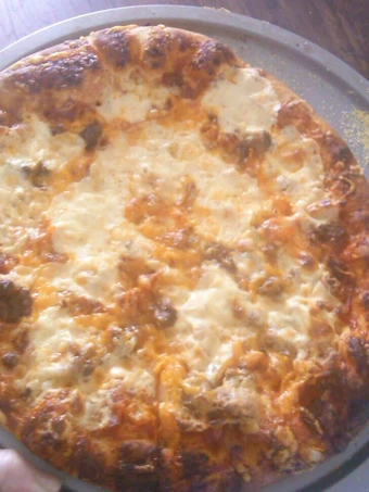 Easy Steps to Make Recipe Bacon cheese burger pizza! that is Delicious, So Delicious}