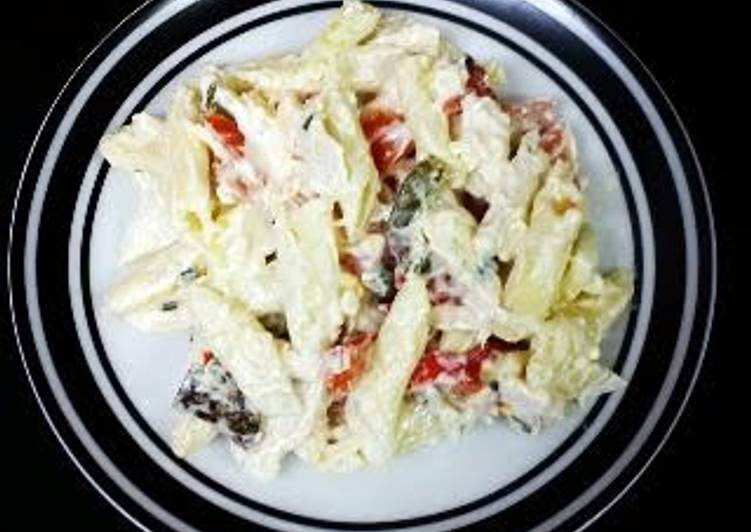 Step-by-Step Guide to Cook Speedy Chicken pasta salad