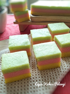 Foto resep Cake Lapis Kukus Pelangi