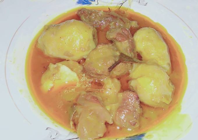 Simple Way to Make Favorite Arbi ghost curry