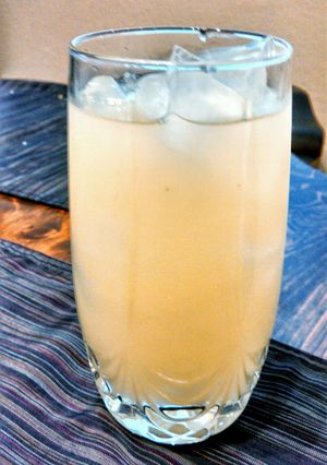 A picture of Homemade ginger ale.