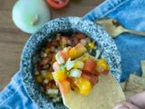Pico de gallo con mango