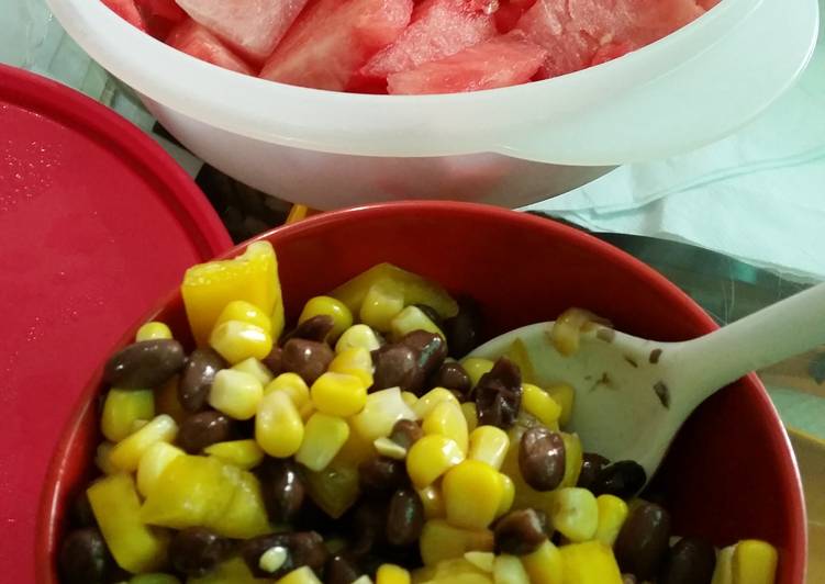 Steps to Prepare Award-winning Tuna bean corn salad