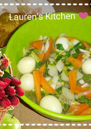 Foto resep Cap Cay simple Telur Puyuh