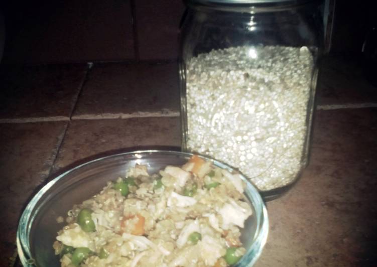 Recipe of Super Quick Homemade Quinoa &#34;Fried&#34; Rice