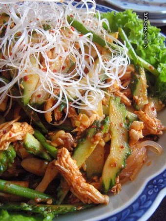 Easy Way Prepare Recipe Korean-style Spicy Cucumber and Cellophane Noodle Salad that is Awesome, Addictive}