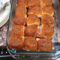 A picture of Ham and Cheese Dijon Sandwiches.