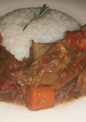 A picture of Azie's beef stew for 2! (Crock pot version).