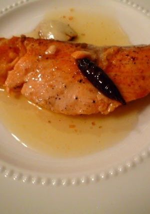 A picture of Easy Pan-Fried Salmon in Olive Oil.