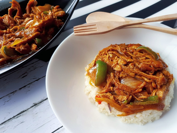 Langkah Mudah untuk Menyiapkan Ayam Suwir Manis Pedas Anti Gagal