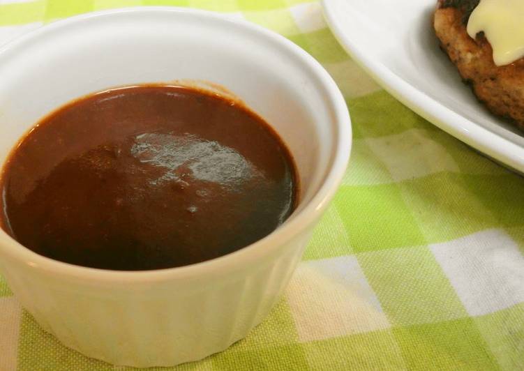 Steps to Make Any-night-of-the-week My Family&#39;s Hamburger Steak Sauce