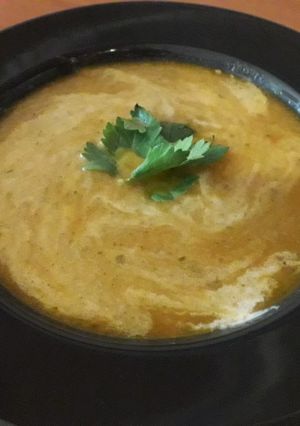 Zelleres paradicsomleves recept fotója