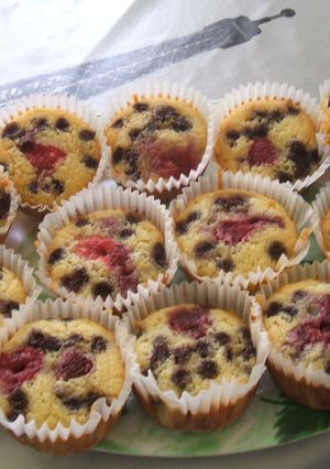 Erdei gyümölcsös muffin recept fotója