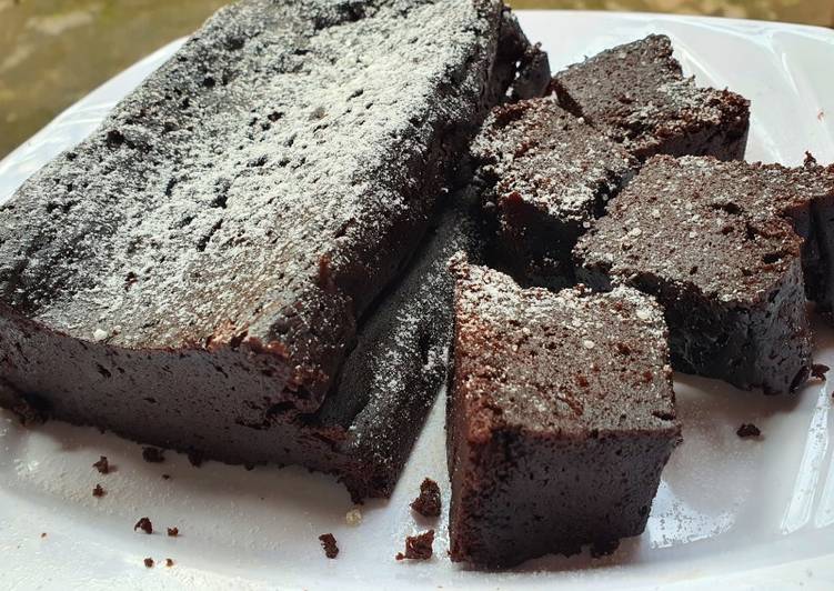 Cara Gampang  Brownies tanpa tepung yang pingin nambah