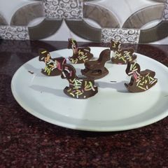 A picture of Chocolate candies.