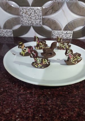 A picture of Chocolate candies.