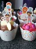 Children's circus cupcakes