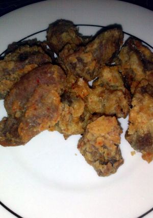 A picture of Fried Chicken Gizzards.