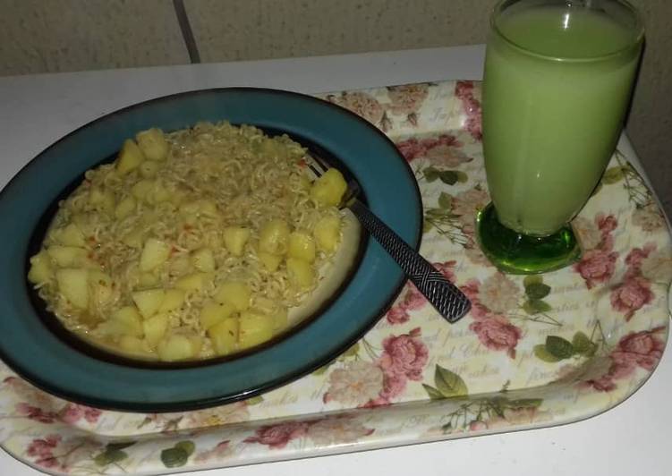 How to Make Yummy Noodles with irish potato