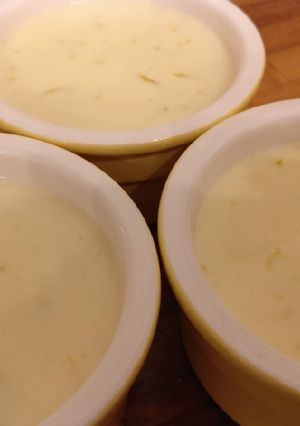 A picture of Lemon and Lime Posset.