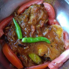 A picture of Fish curry.