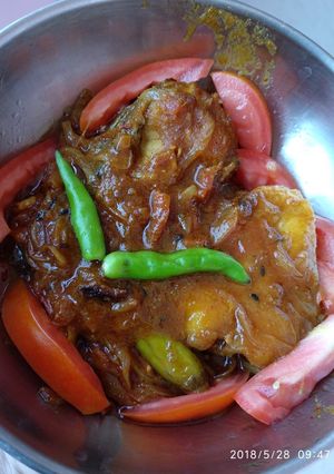 A picture of Fish curry.