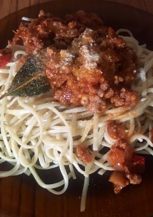 Una foto de Tallarínes 🍝 fácil y económico