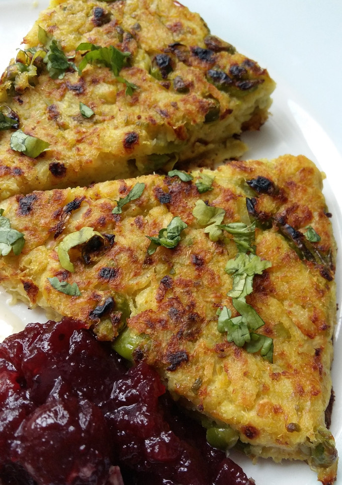 A picture of Vickys Spiced Parsnip Bubble & Squeak GF DF EF SF NF.