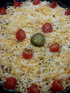 A picture of Mexican Dip Appetizer.