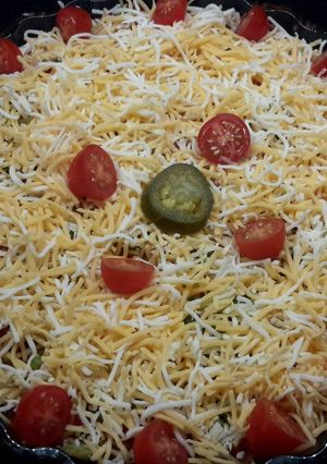 A picture of Mexican Dip Appetizer.