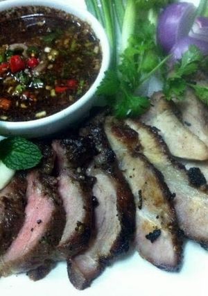 A picture of Kanya's Spicy Sauce for grills dish.