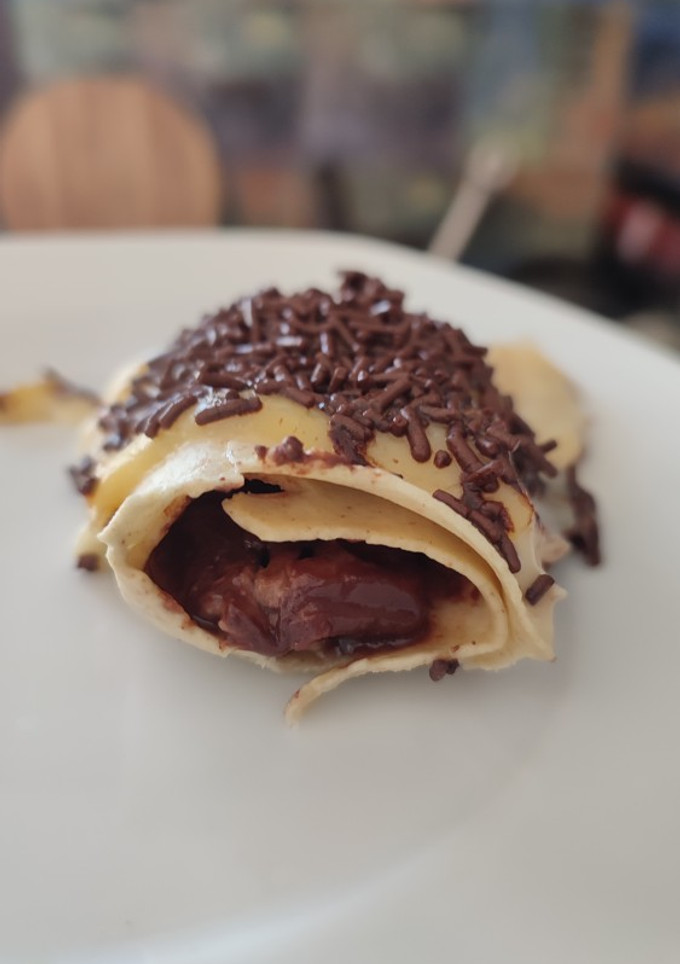 Una foto de Canelones de chocolate