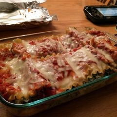 A picture of Yummy Spinach Lasagna Rolls.