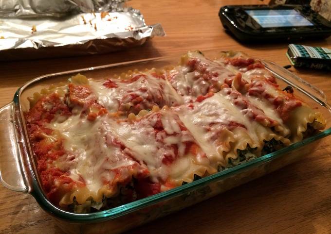 Yummy Spinach Lasagna Rolls