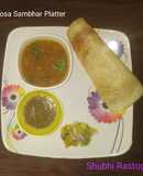 Dosa Sambhar Platter