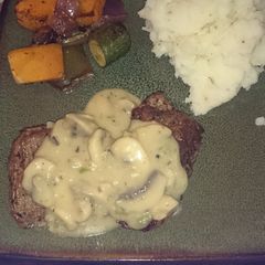 A picture of Ostrich steaks.
