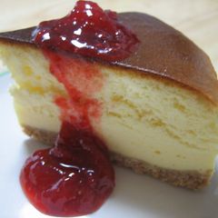 A picture of Airy and Rich Two-Layer Cheesecake.